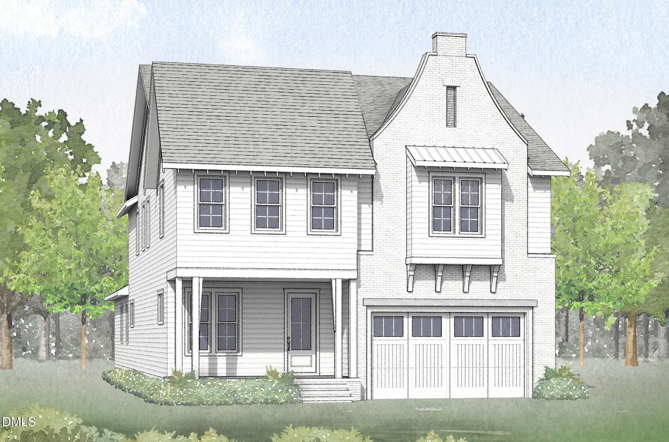 6509 Burnette Flower Way Raleigh, NC 27612 - Photo 3 of 30 a front view of a house with a yard