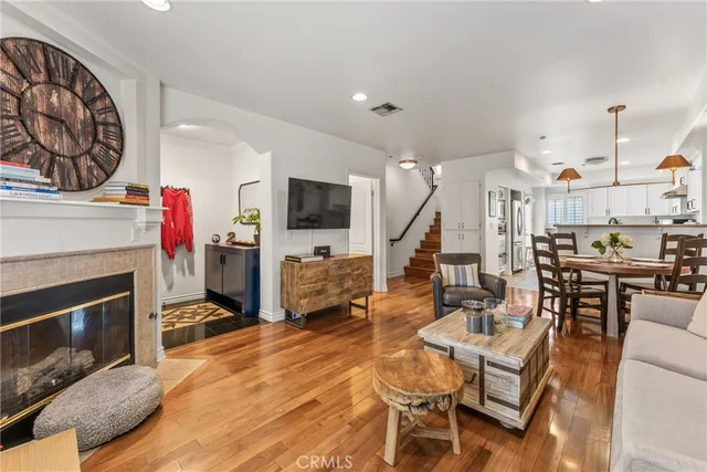 a view of a glass door with a plant in front of it