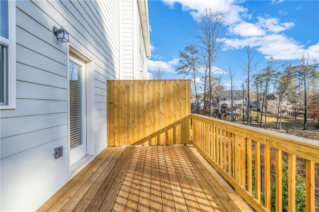 5772 Schelton Place Mableton, GA 30126 - Photo 22 of 24 a view of balcony with a glass door