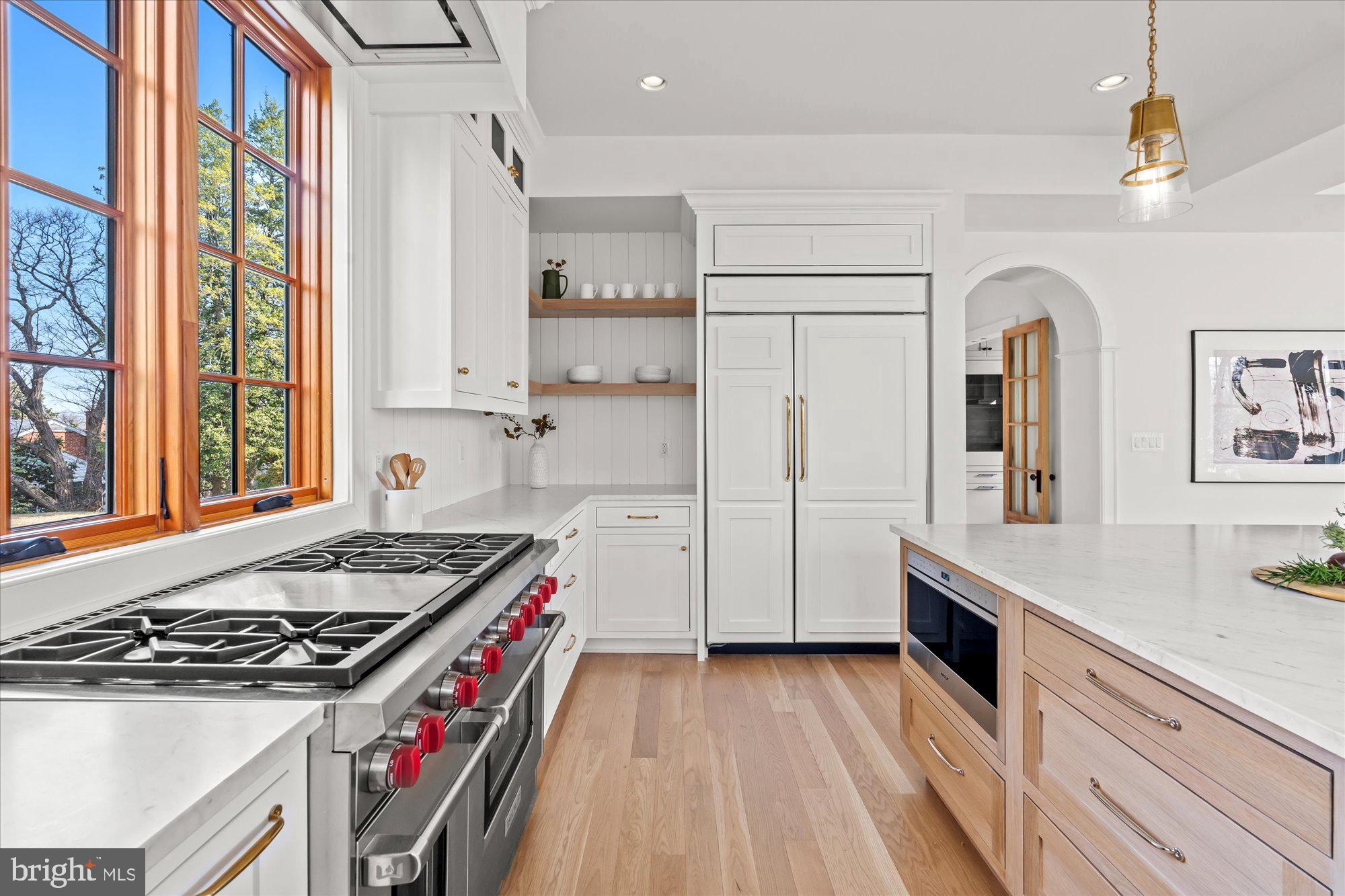 3612 North Glebe Road Arlington, VA 22207 - Photo 24 of 83 a kitchen with a stove a sink and a refrigerator