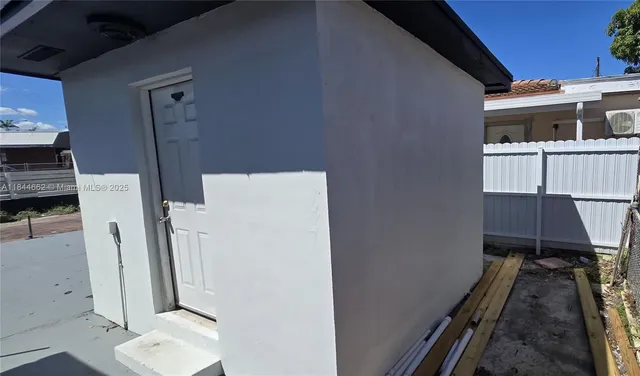 a view of a storage & utility room