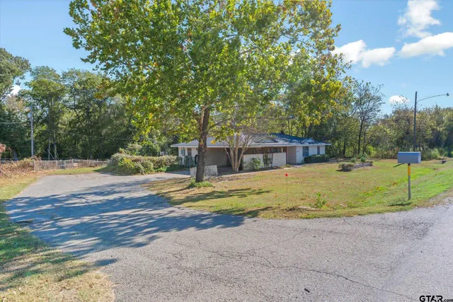 a view of pool with tree s