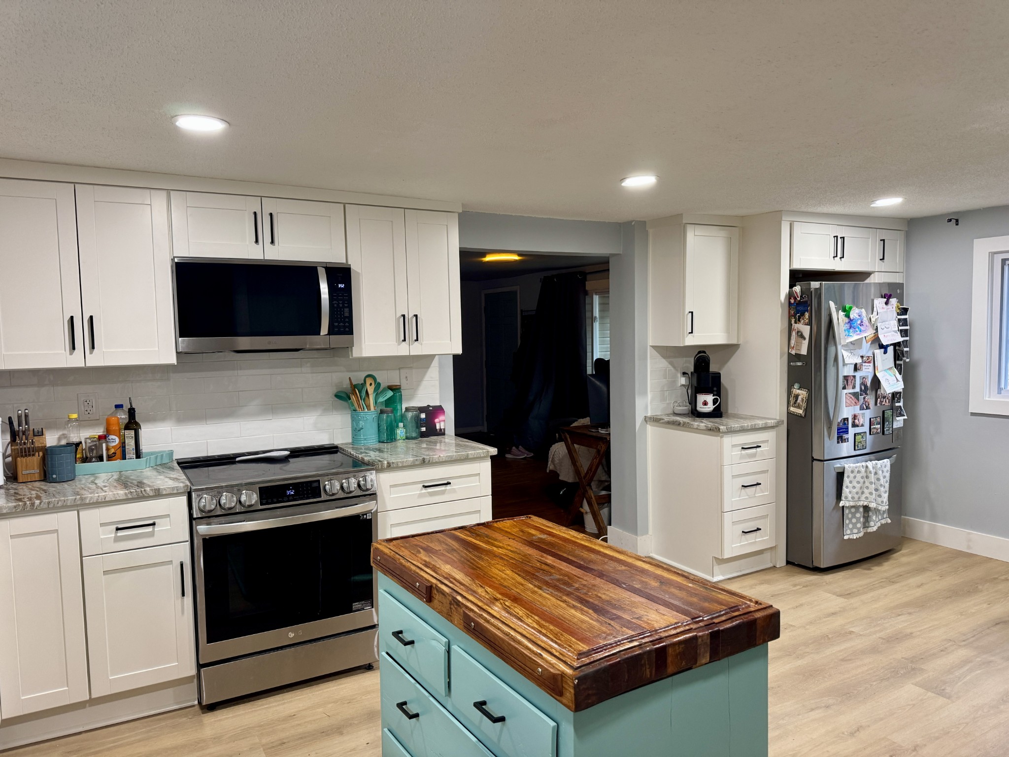 3332 Abednego Road Greenbrier, TN 37073 - Photo 8 of 86 a kitchen with refrigerator and cabinets