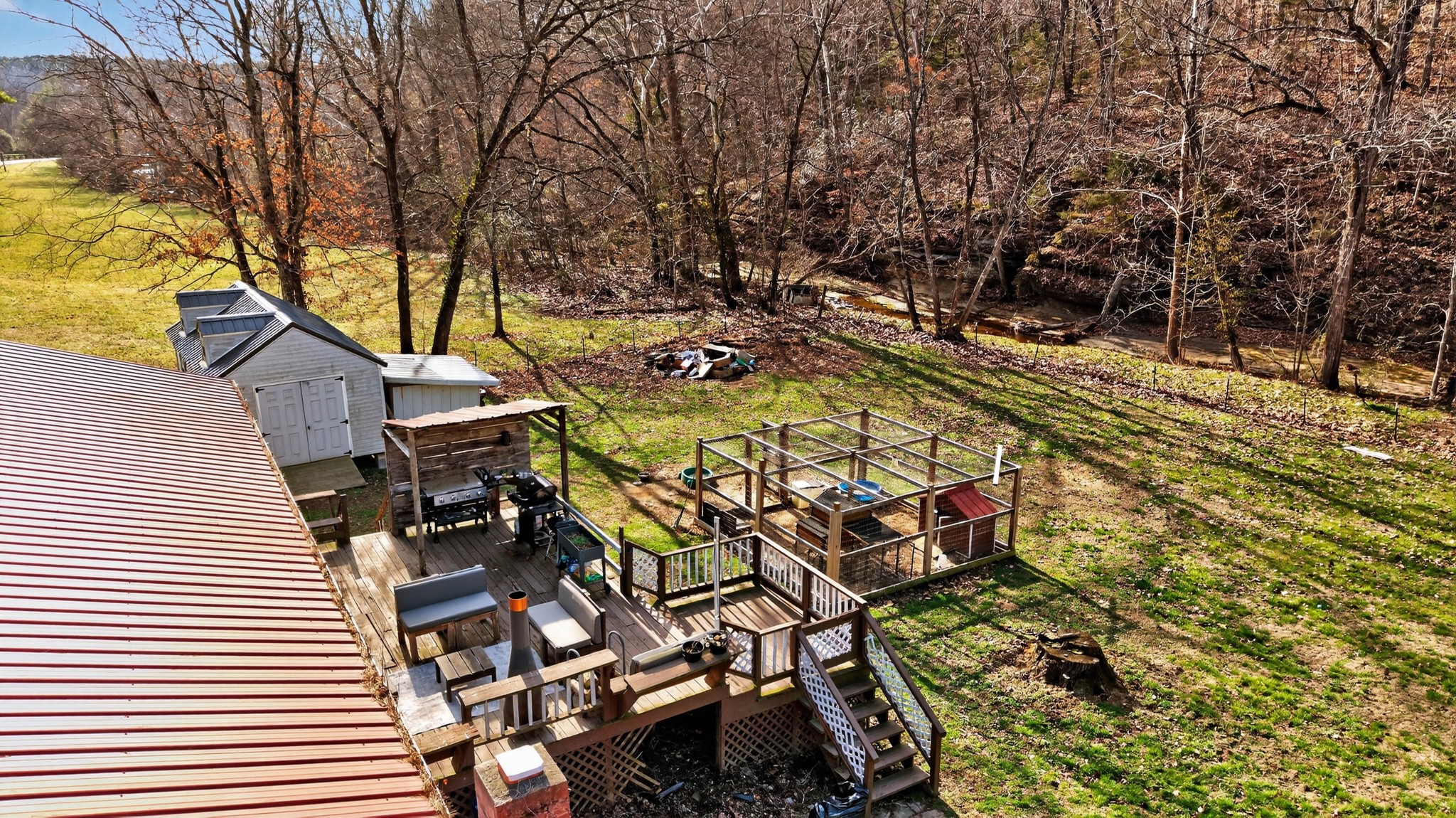3332 Abednego Road Greenbrier, TN 37073 - Photo 83 of 86 a backyard of a house with table and chairs