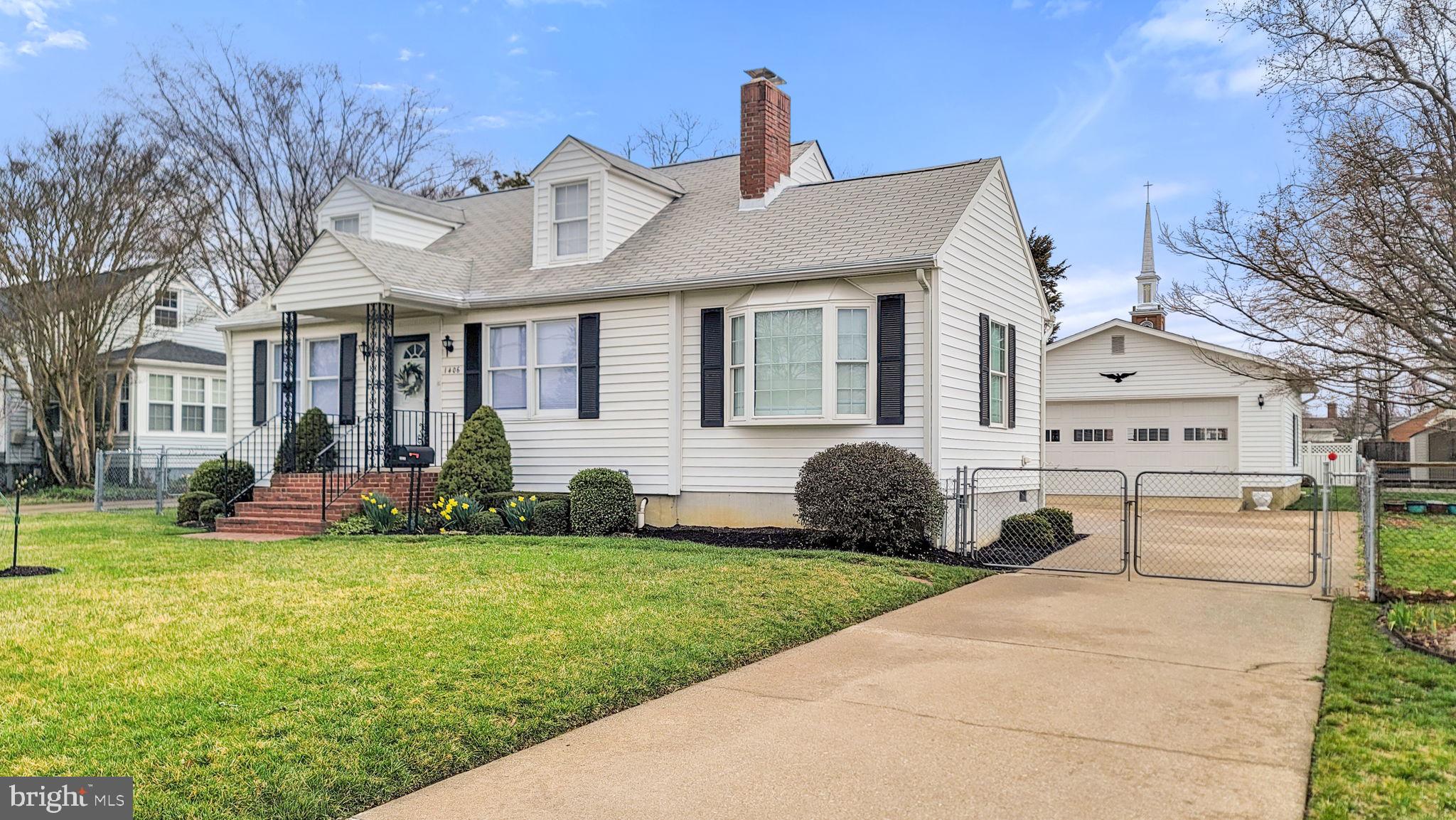 1406 F Street Woodbridge, VA 22191 - Photo 1 of 46 Charming Cape Cod with a Large Detached Garage