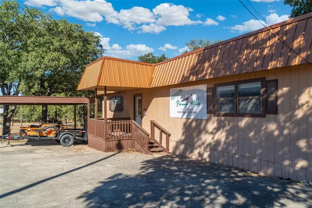 a view of a lobby with furniture