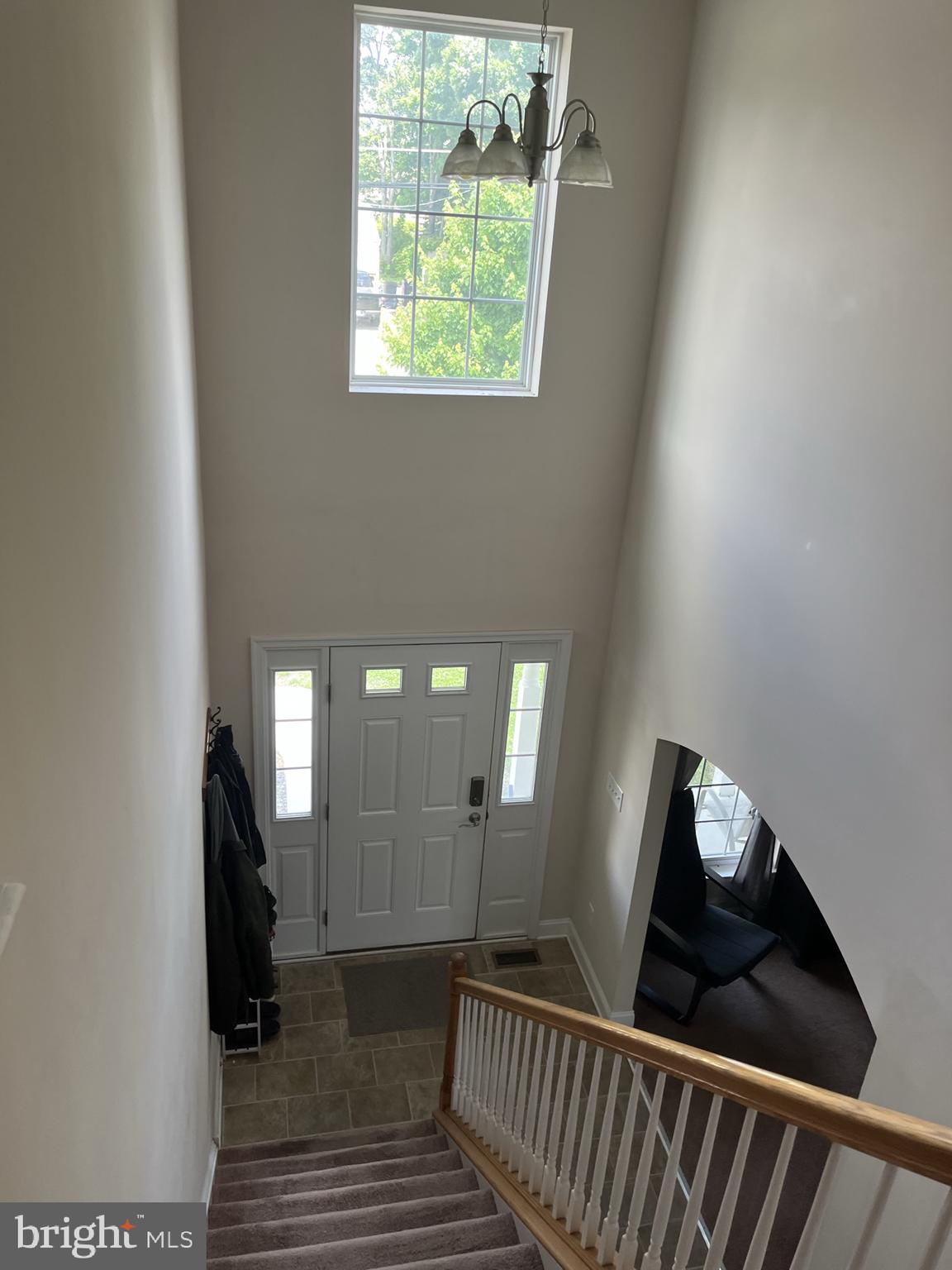 140 Kelly Driver Road Laurel Springs, NJ 08021 - Photo 18 of 19 a view of hallway with stairs and wooden floor