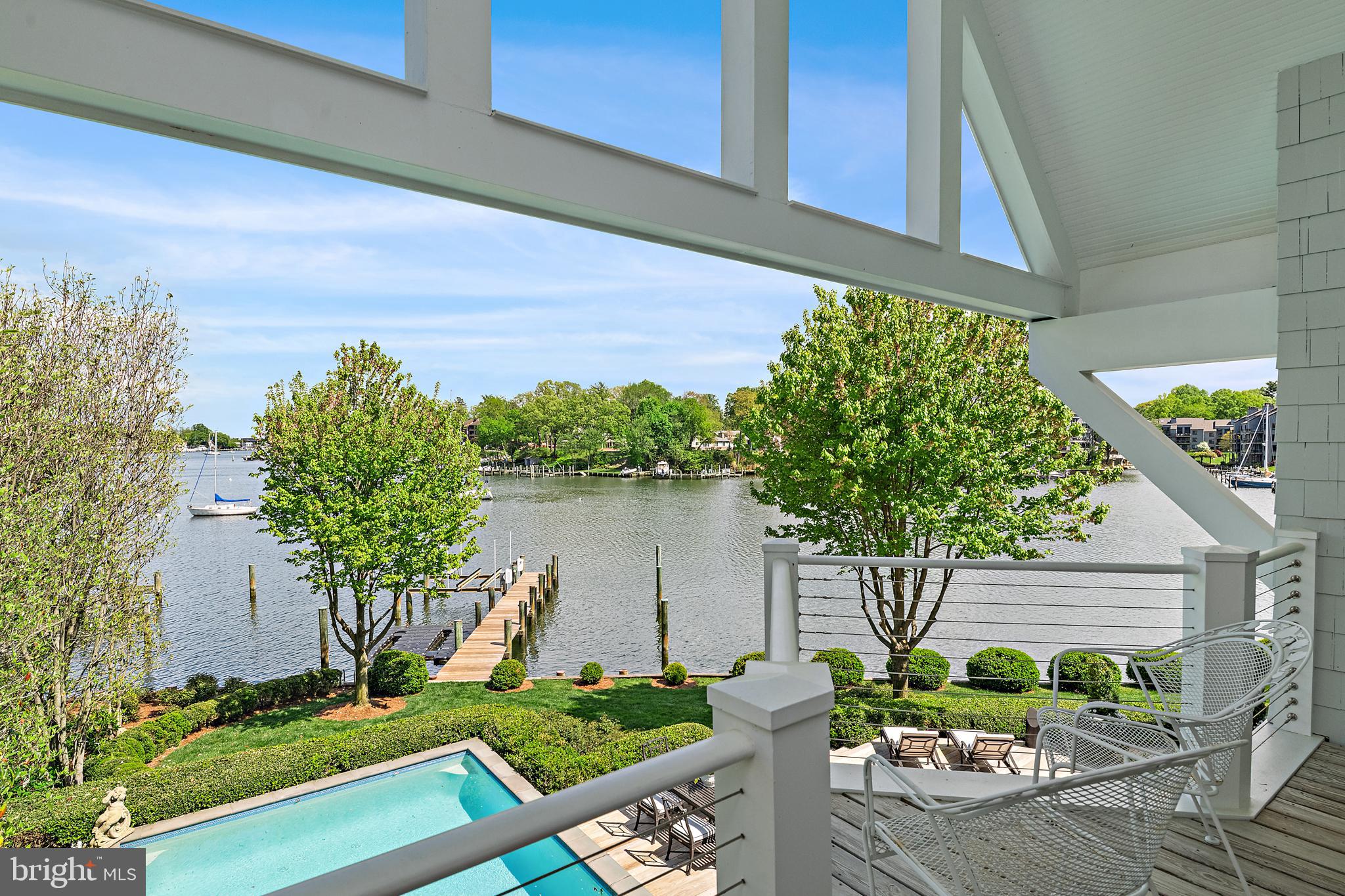 8 Spa View Circle Annapolis, MD 21401 - Photo 58 of 98 View from Primary Balcony