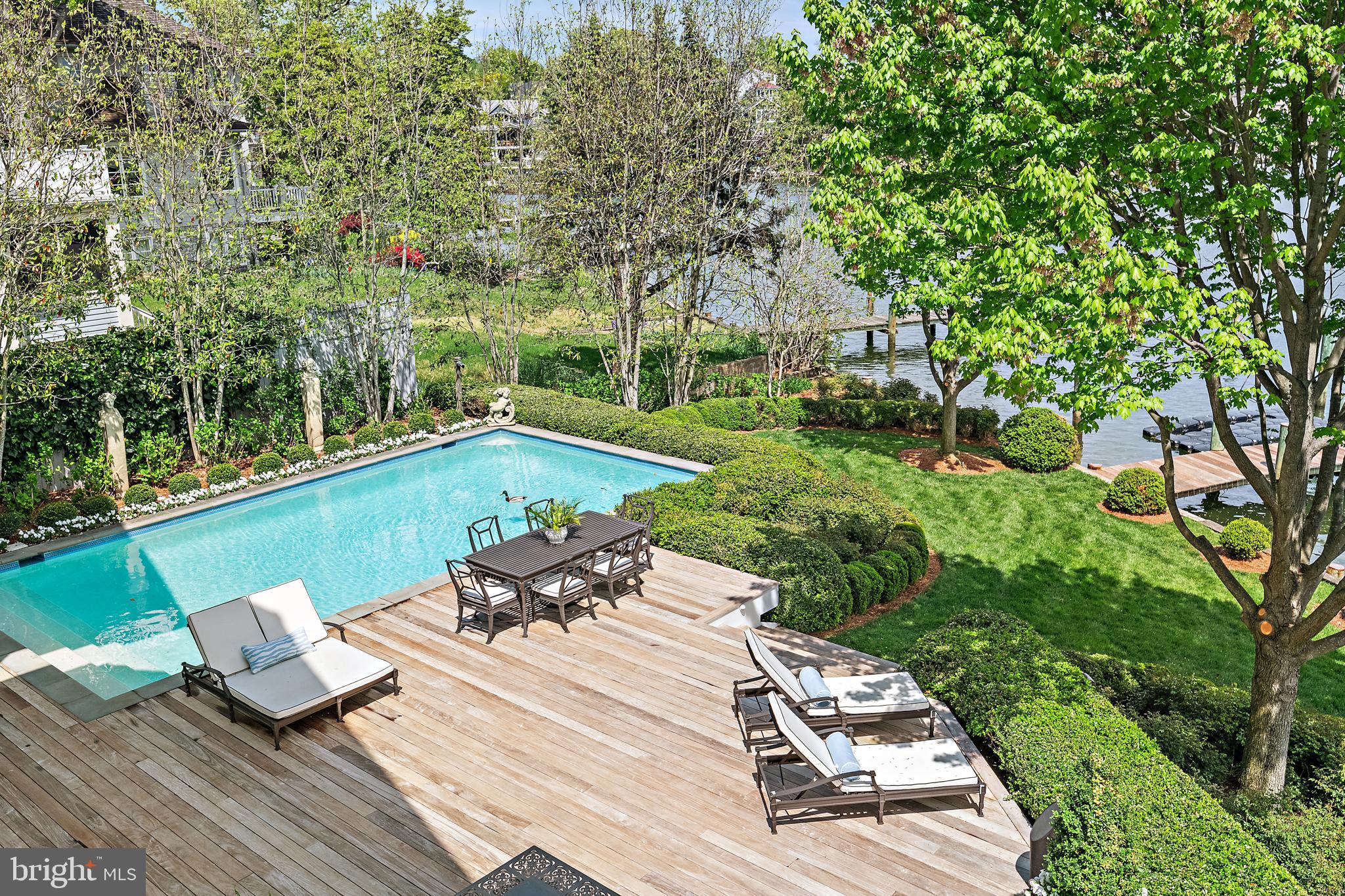 8 Spa View Circle Annapolis, MD 21401 - Photo 72 of 98 Bedroom 3 - Pool and Water Views