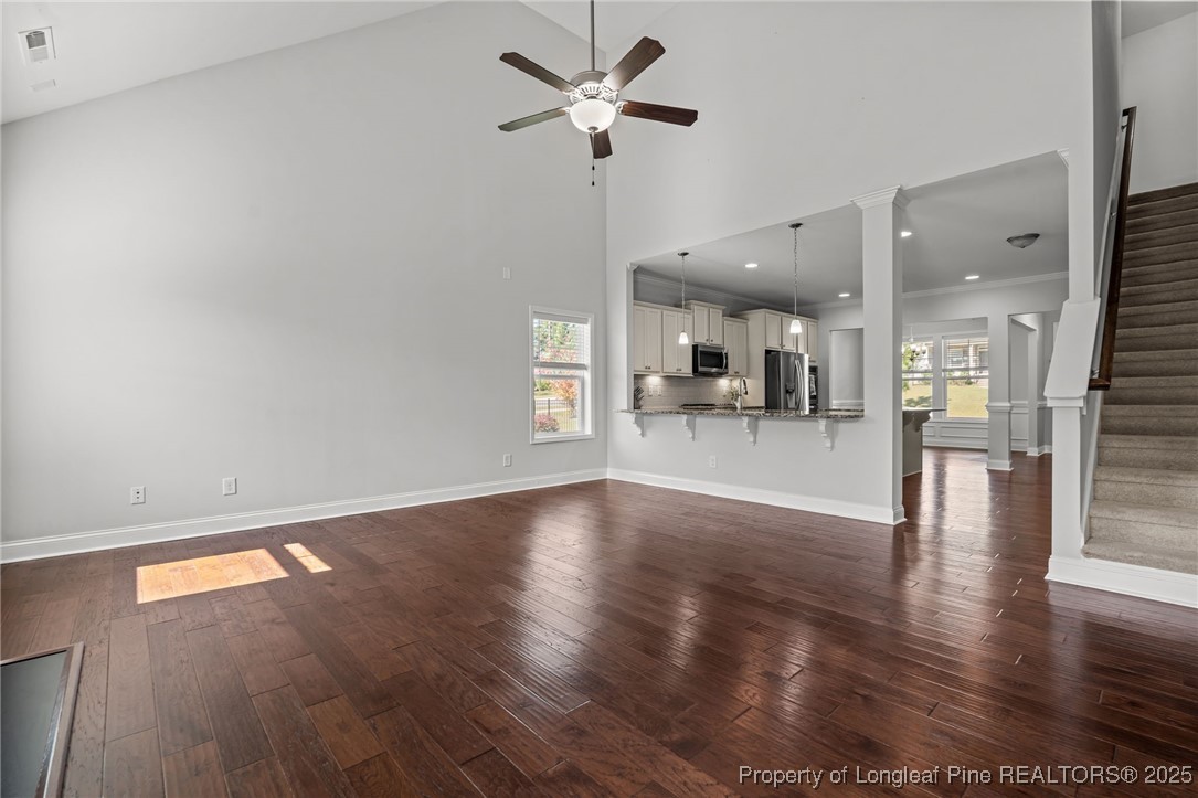 335 Parrish Lane Carthage, NC 28327 - Photo 21 of 50 a view of a kitchen and wooden floor