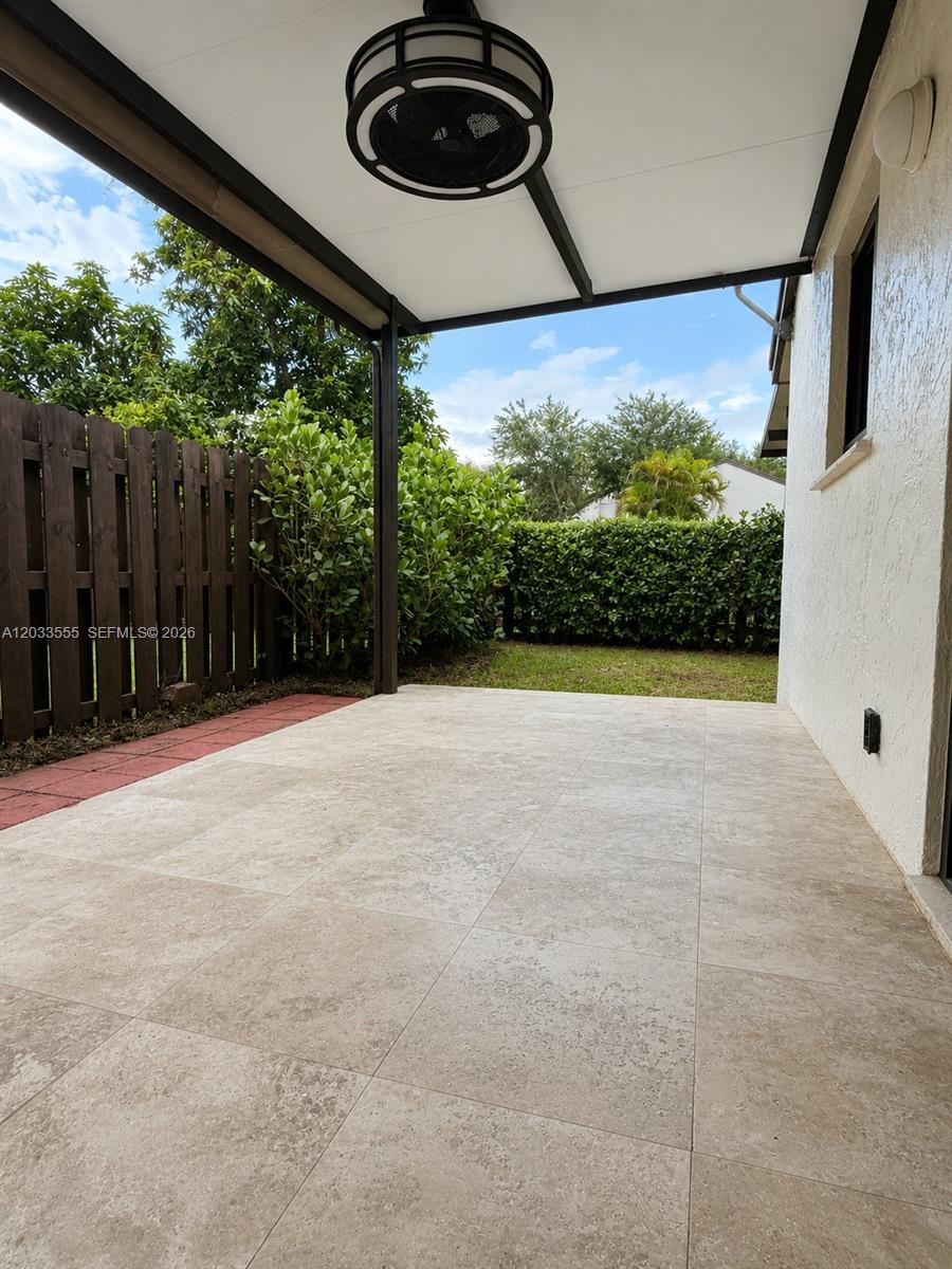 12737 Southwest 68th Terrace Miami, FL 33183 - Photo 27 of 32 Patio view from indoor entry