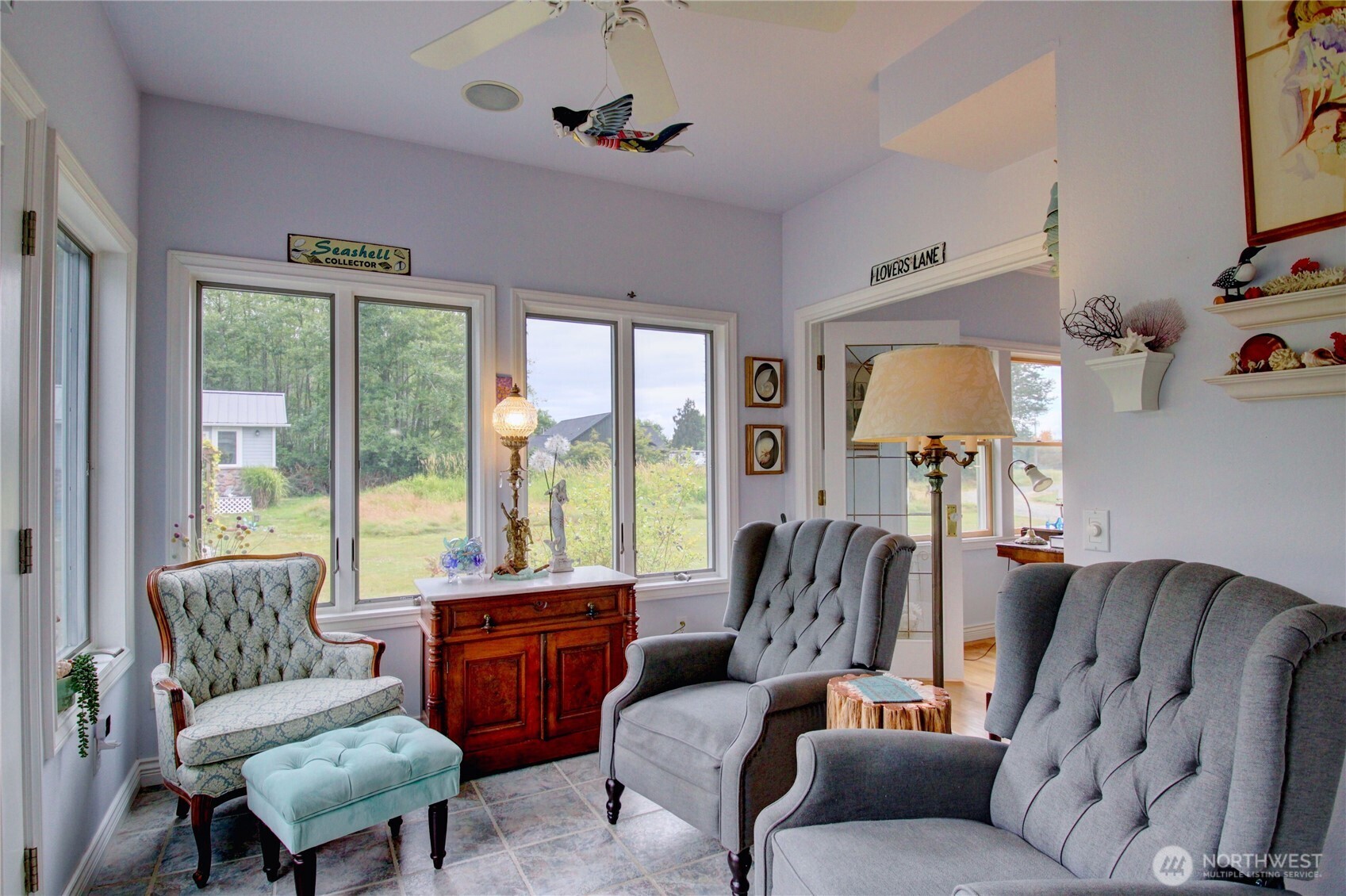 2950 Aldergrove Road Ferndale, WA 98248 - Photo 16 of 39 a living room with furniture and a large window