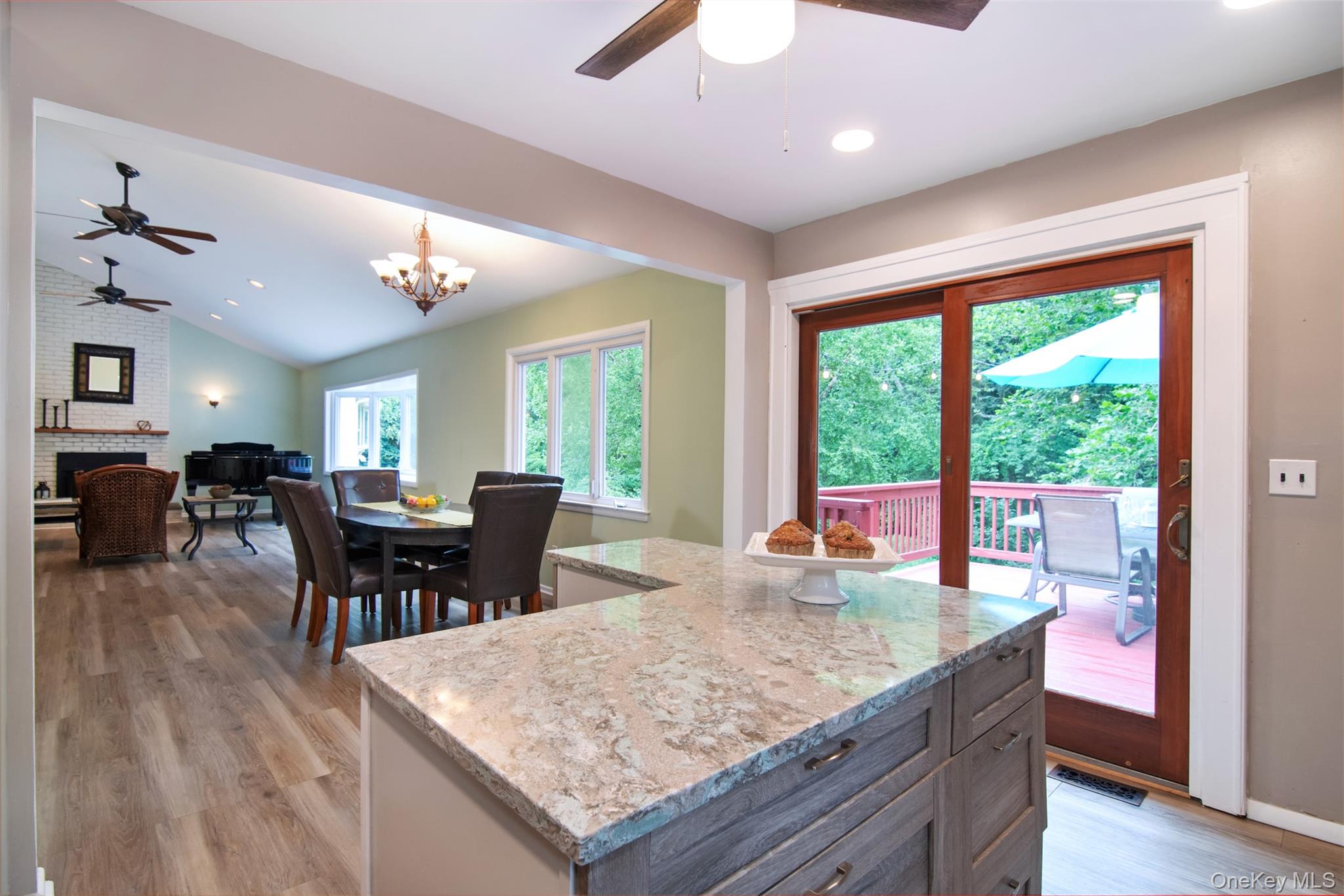 46 Reynal Road White Plains, NY 10605 - Photo 10 of 38 Easy access to the back patio for morning coffee from the kitchen.