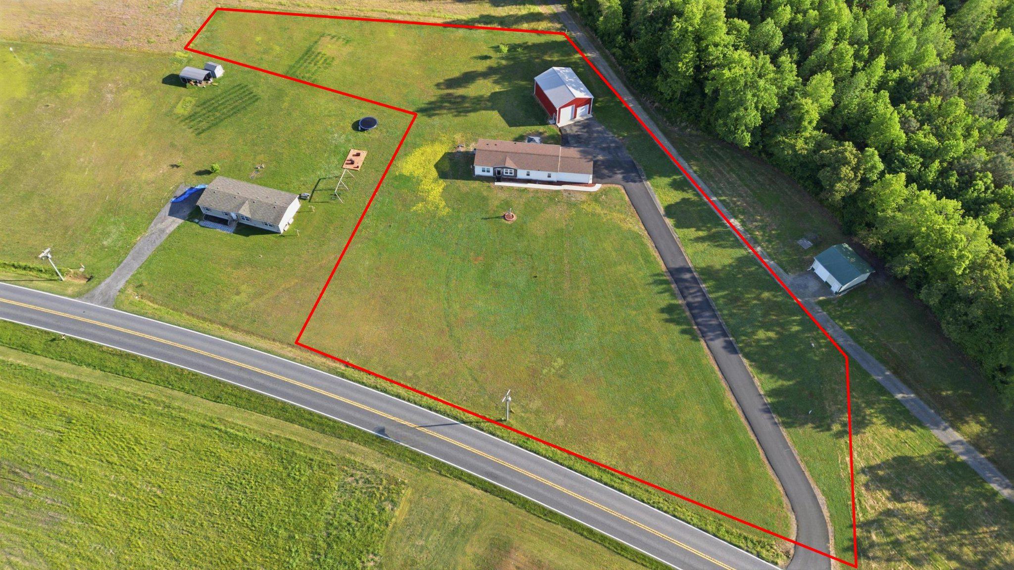 464 Sandtown Road Felton, DE 19943 - Photo 34 of 40 Ariel View of property (lines are approximate)