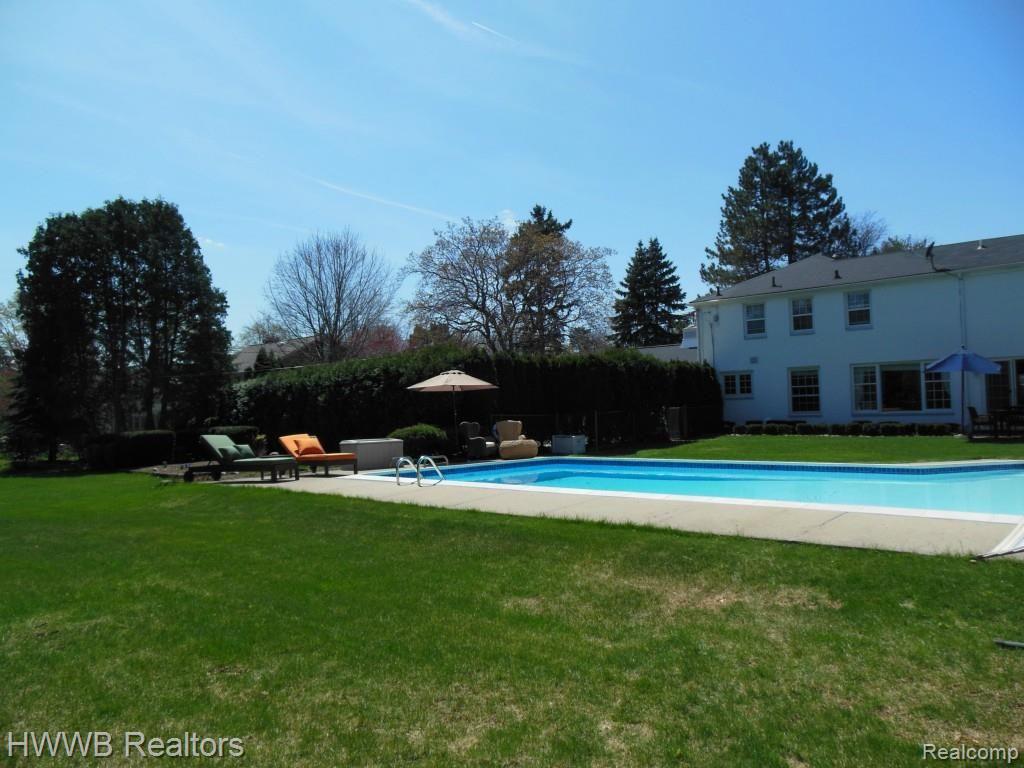 300 North Cranbrook Road Bloomfield Hills, MI 48301 - Photo 12 of 15 Beautiful Grounds W/In Ground Pool