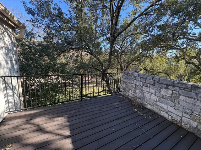 a view of outdoor space with deck