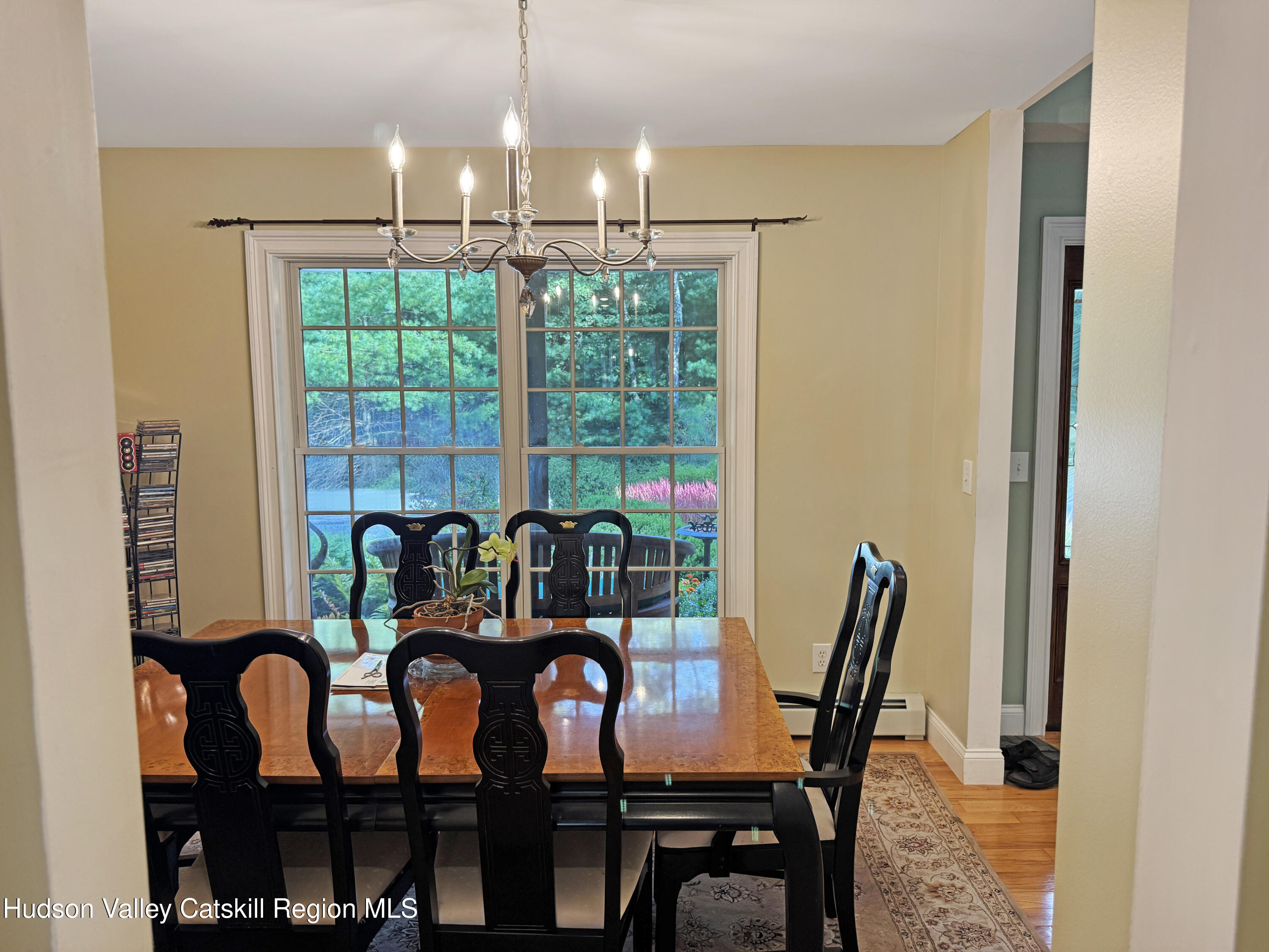 189 Bush Road Stone Ridge, NY 12484 - Photo 11 of 35 a view of a dining room with furniture window and outside view