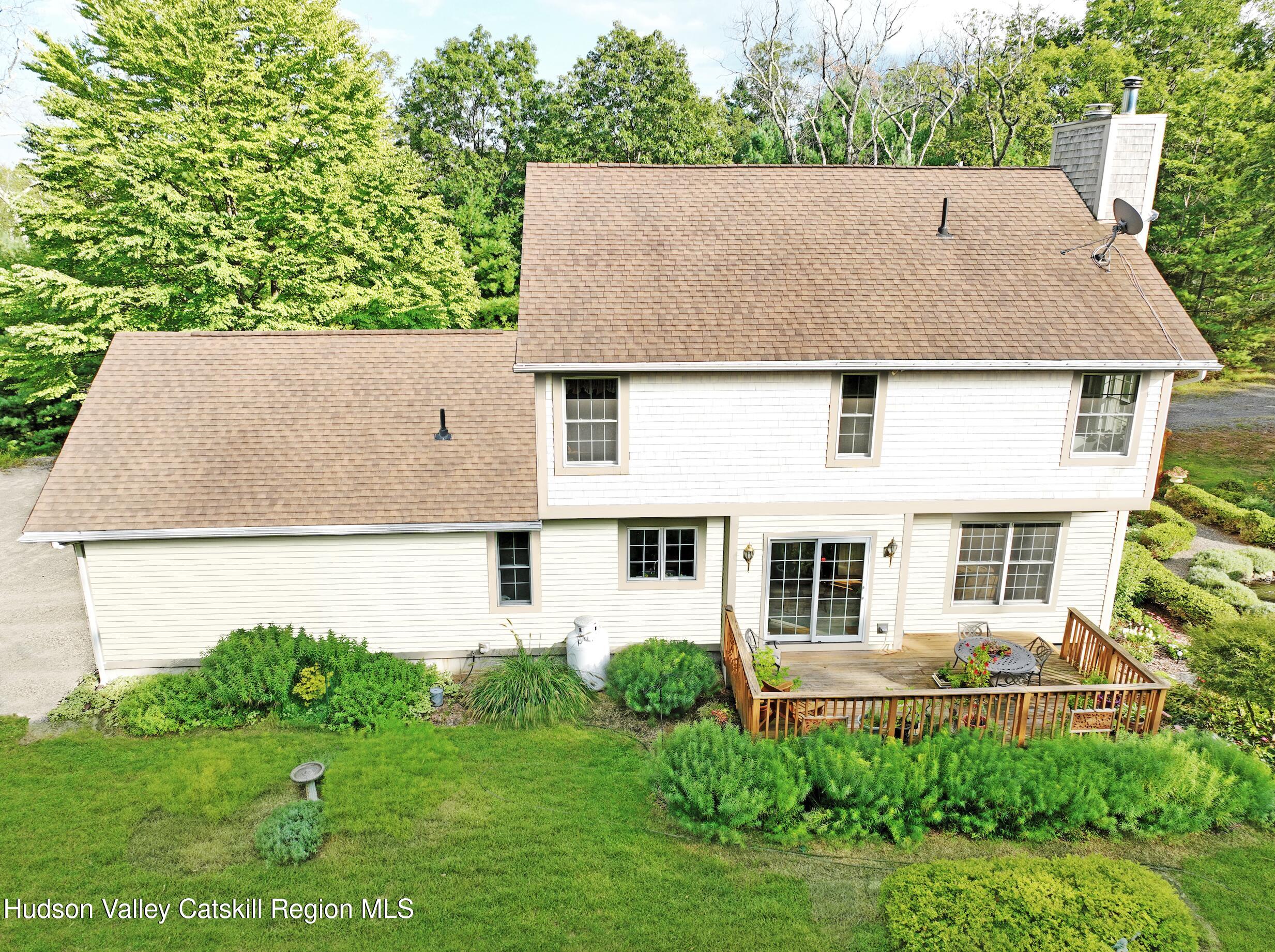 189 Bush Road Stone Ridge, NY 12484 - Photo 4 of 35 front view of a house with a yard