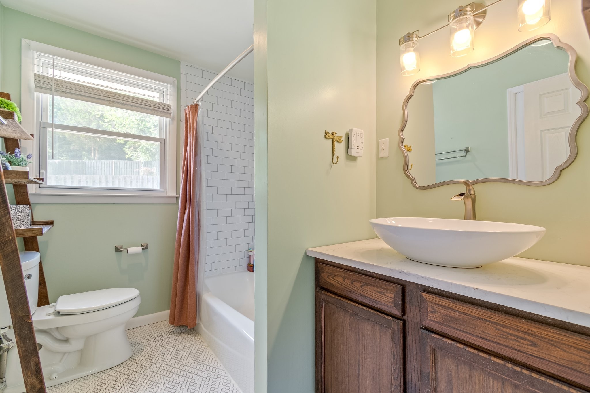 5121 Hilson Road Nashville, TN 37211 - Photo 28 of 63 Primary bathroom (has two doors for easy access both from the primary bedroom and the hallway near the other two bedrooms)