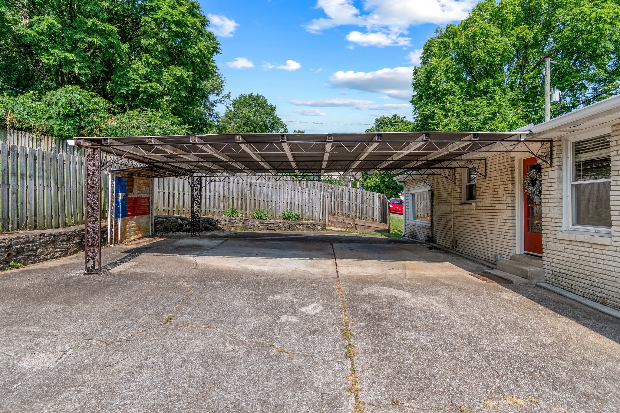5121 Hilson Road Nashville, TN 37211 - Photo 56 of 63 Attached carport, with a door that opens right into the kitchen