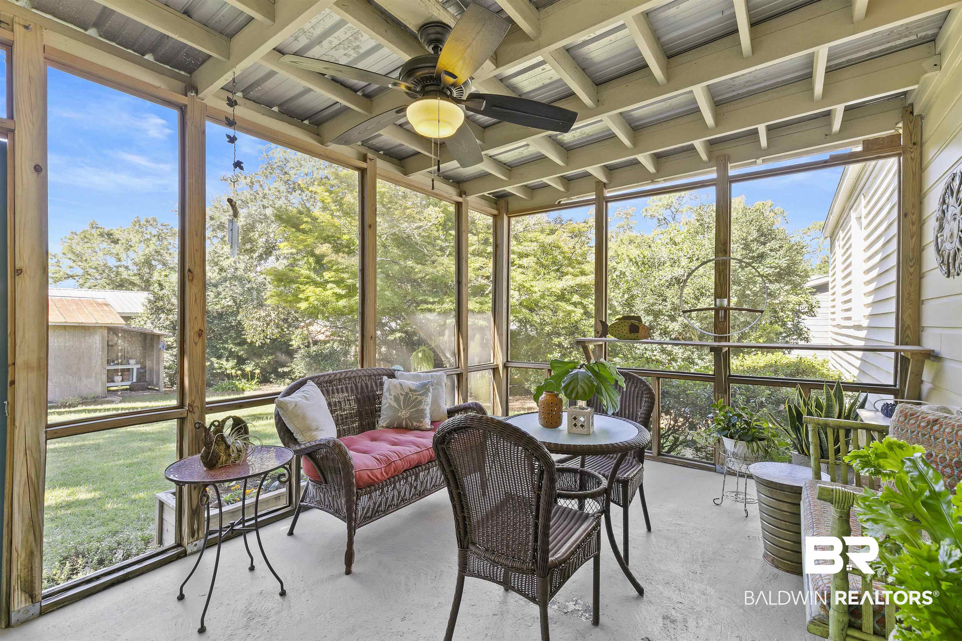 220 Pinecrest Lane Fairhope, AL 36532 - Photo 20 of 32 Sunroom featuring ceiling fan