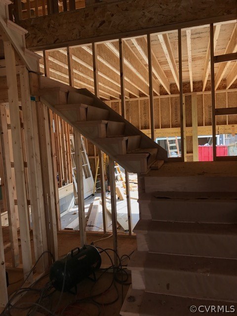 16124 Binley Road Midlothian, VA 23112 - Photo 7 of 8 Open stairs to 2nd floor