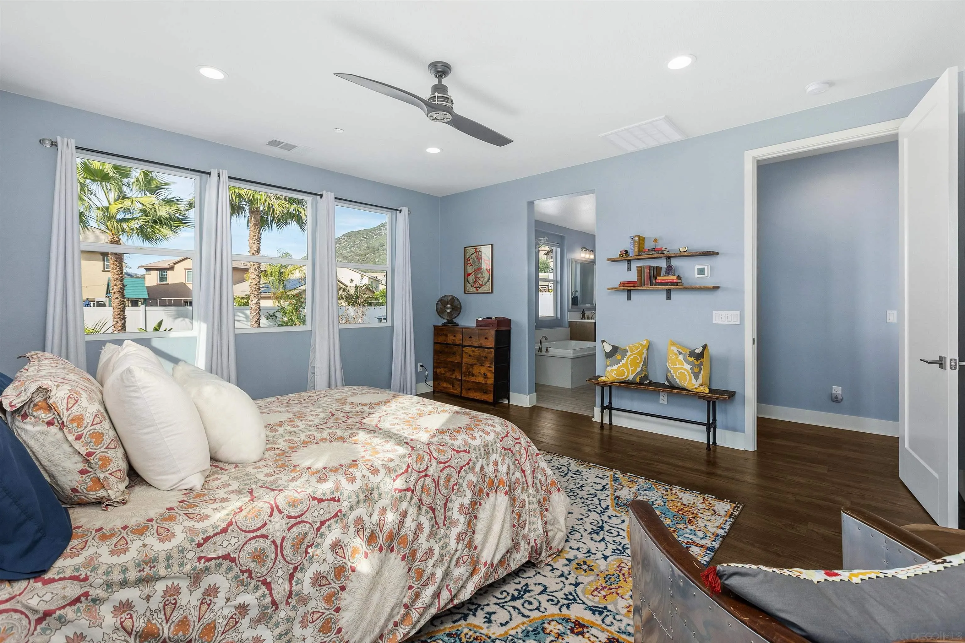238 Ventasso Way Fallbrook, CA 92028 - Photo 25 of 52 a bedroom with a bed furniture and a window