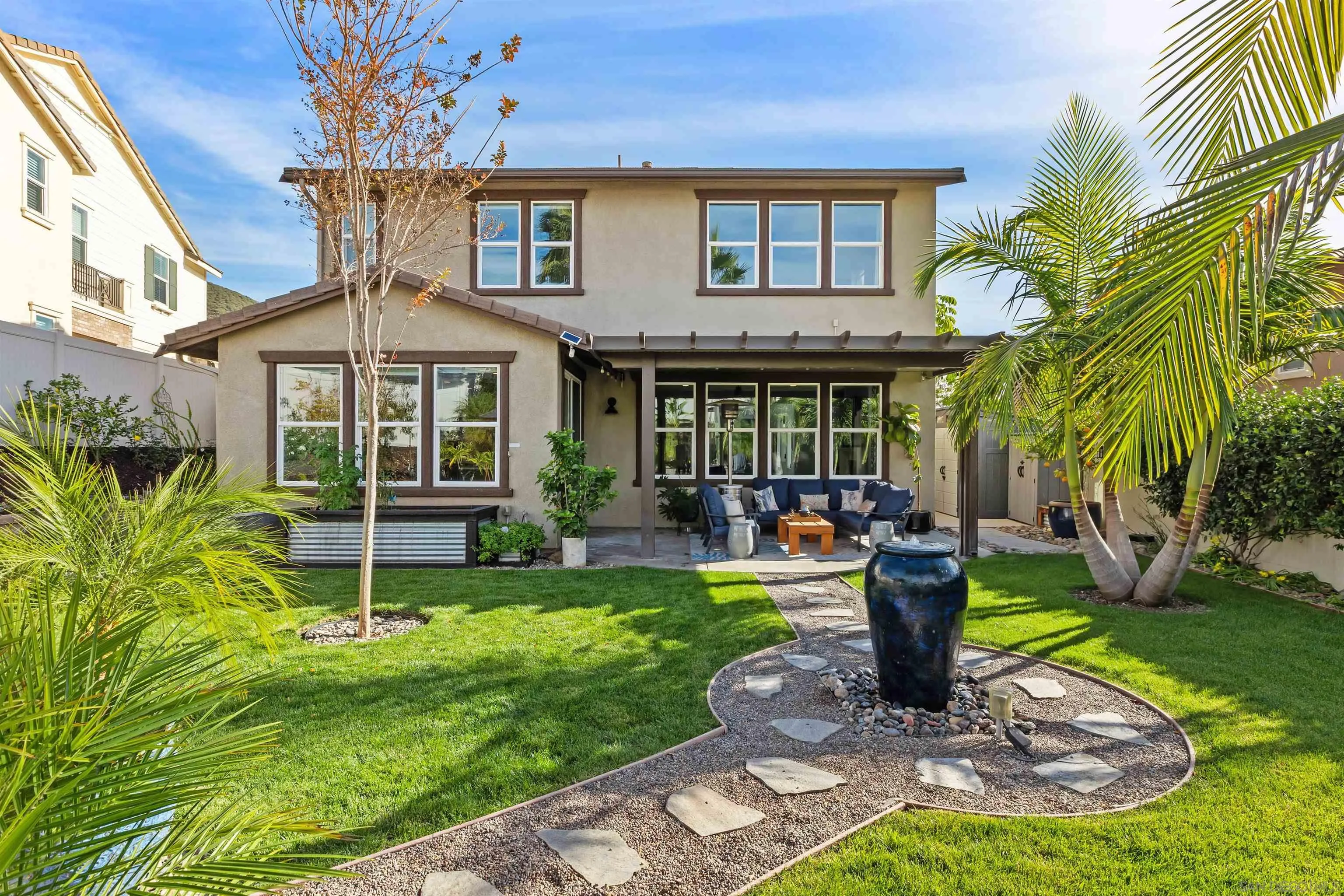 238 Ventasso Way Fallbrook, CA 92028 - Photo 37 of 52 a view of a house with a yard porch and sitting area