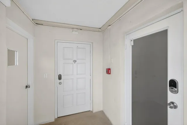 a view of a bathroom