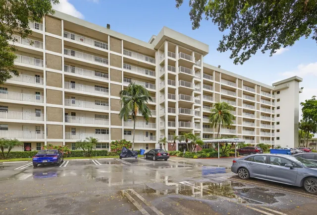 a front view of a building