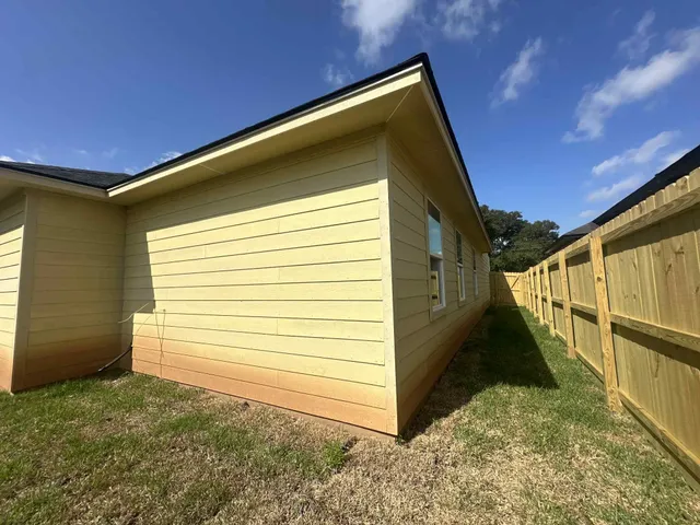 a view of a house with a balcony