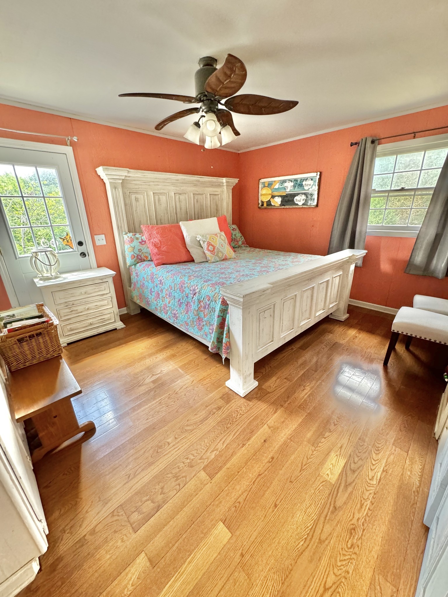 380 Lanning Road Lawrenceburg, TN 38464 - Photo 16 of 54 a bedroom with a bed and wooden floor