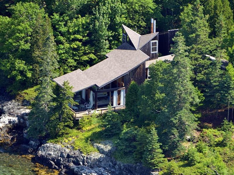 7 Barnacles Way Mount Desert, ME 04662 - Photo 8 of 24 Aerial view of Shore Cottage,...