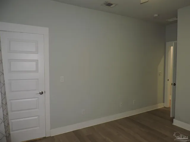 wooden floor in an empty room