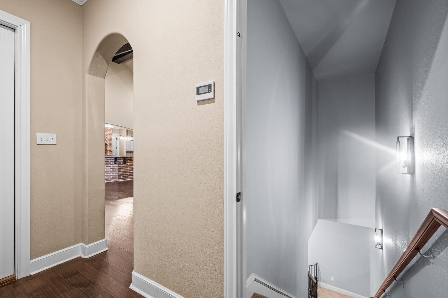 4509 103rd Street Lubbock, TX 79424 - Photo 56 of 94 a view of a hallway with wooden floor