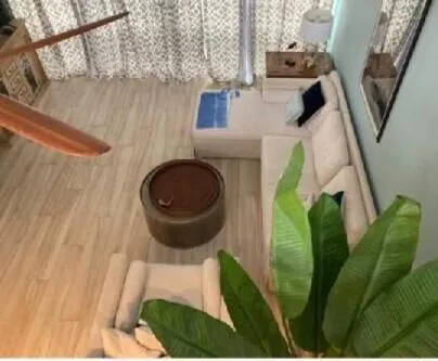 a close view of walk in closet