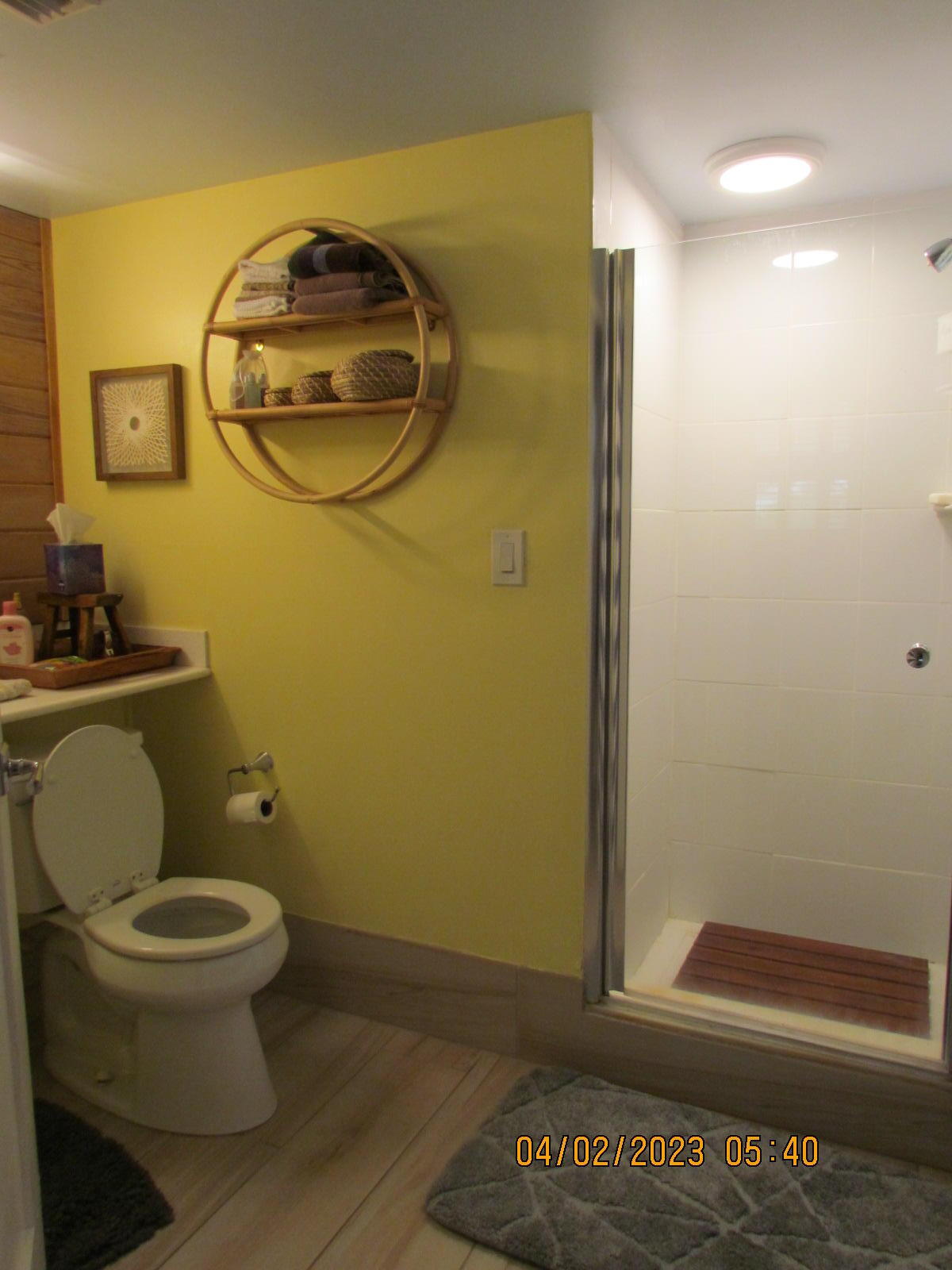 1456 Northeast Ocean Boulevard, Unit 2202 Stuart, FL 34996 - Photo 9 of 20 a bathroom with a toilet and a mirror