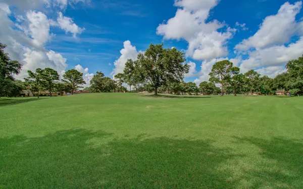 a view of a golf course