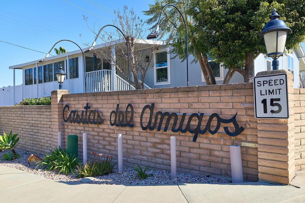 1195 La Moree Road, Unit SPC 42 San Marcos, CA 92078 - Photo 51 of 52 a front view of a house with plants