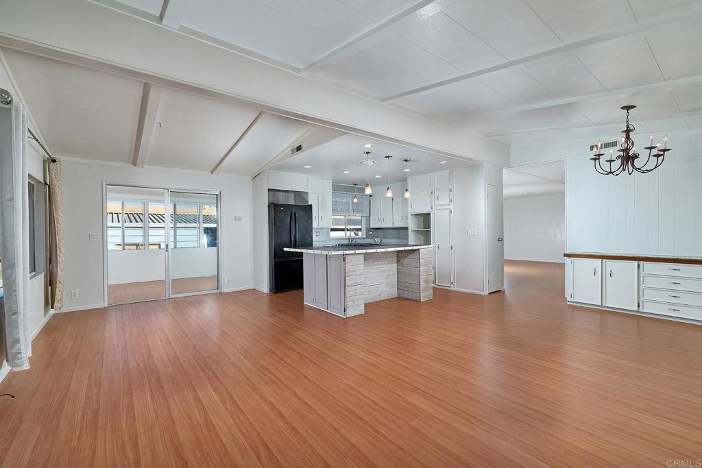 1195 La Moree Road, Unit SPC 42 San Marcos, CA 92078 - Photo 10 of 52 a view of kitchen with sink and wooden floor