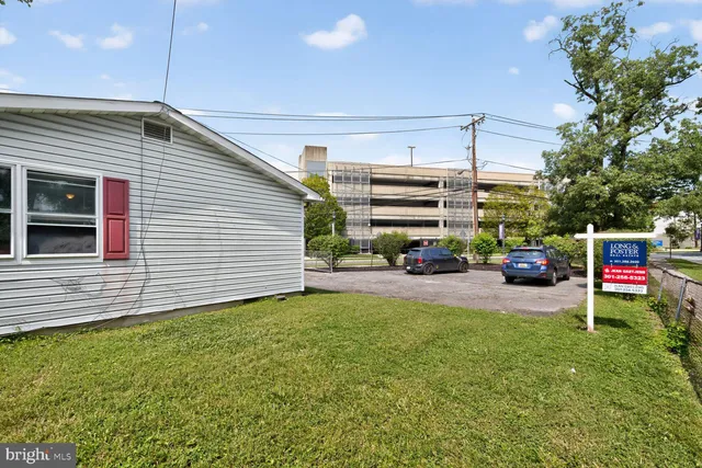 a childrens park with lots of swings and slides