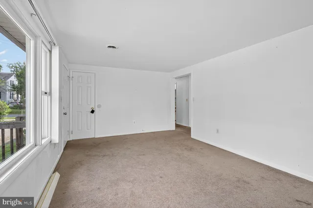 a view of an empty room