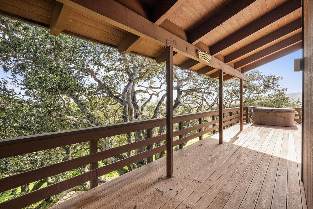 14104 Reservation Road Salinas, CA 93908 - Photo 40 of 56 a porch with wooden floor in front of it