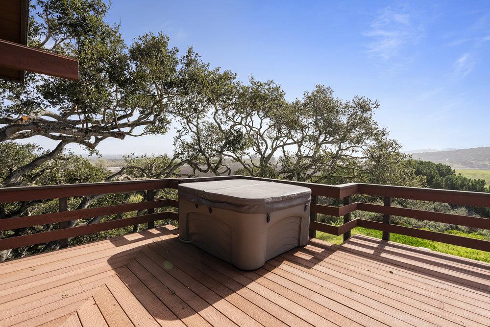 14104 Reservation Road Salinas, CA 93908 - Photo 45 of 56 a view of a terrace with wooden floor and outdoor seating