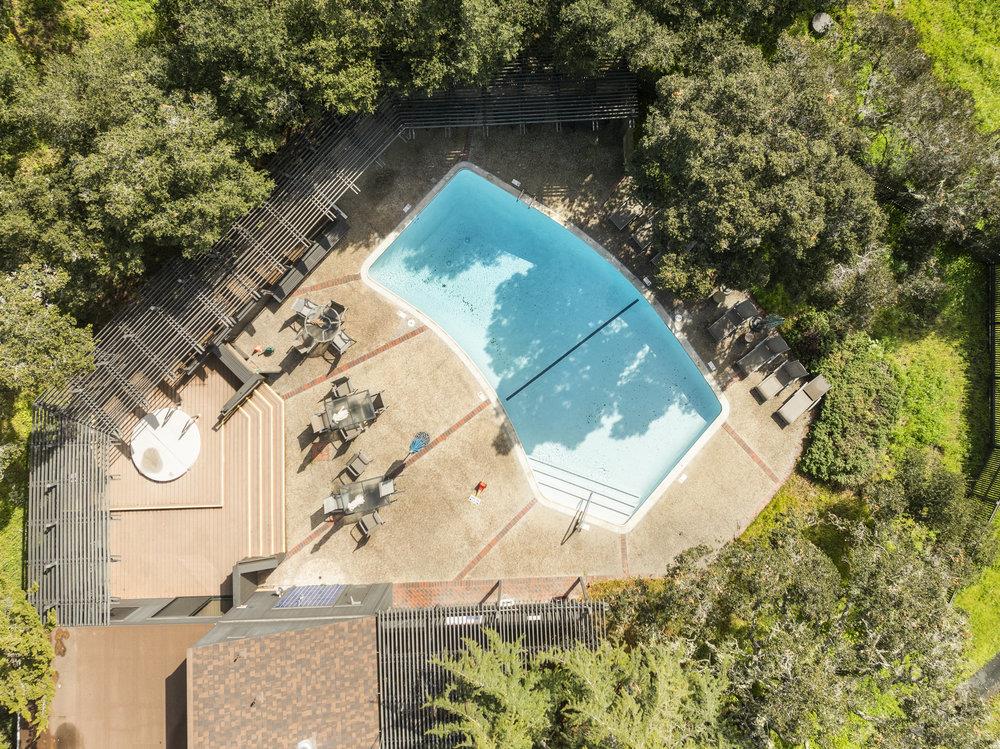 14104 Reservation Road Salinas, CA 93908 - Photo 52 of 56 an aerial view of a house with outdoor space and a lake view