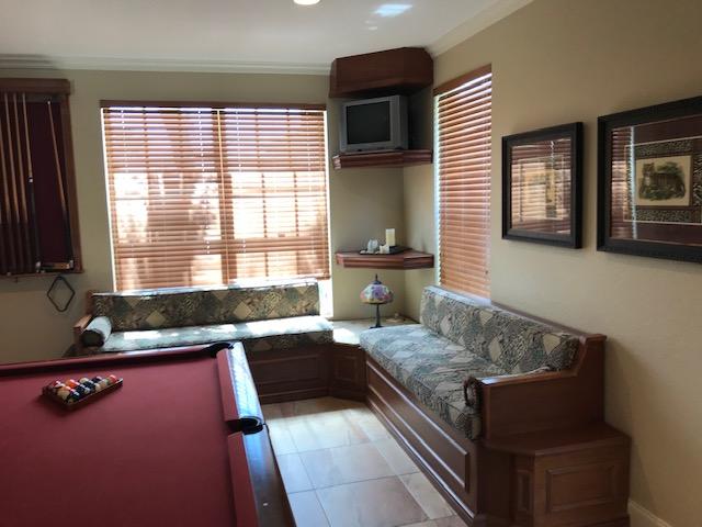 18243 Blue Lake Way Boca Raton, FL 33498 - Photo 8 of 47 LIVING ROOM FEATURING BUIT-IN BENCHES!