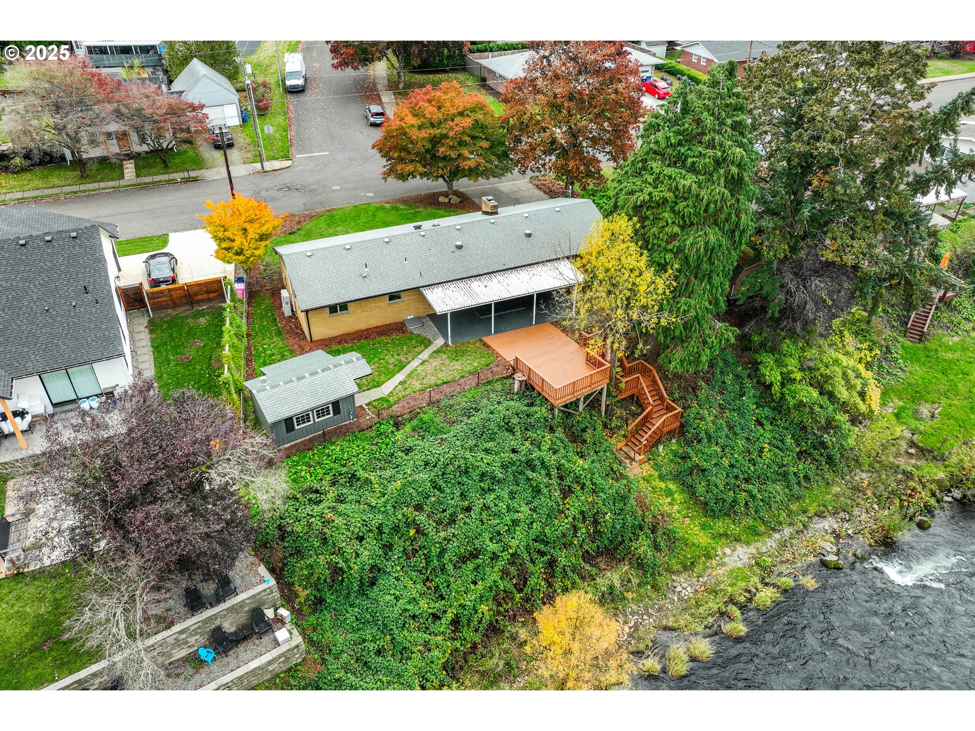 2859 Northeast 2nd Avenue Camas, WA 98607 - Photo 45 of 48 an aerial view of a house with a big yard