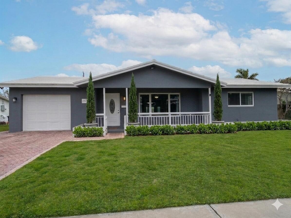 257 Southwest 5th Street Boca Raton, FL 33432 - Photo 3 of 61 Front Landscape Design Rendering