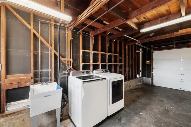 a view of a storage & utility room