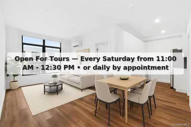 a view of a living room and dining room